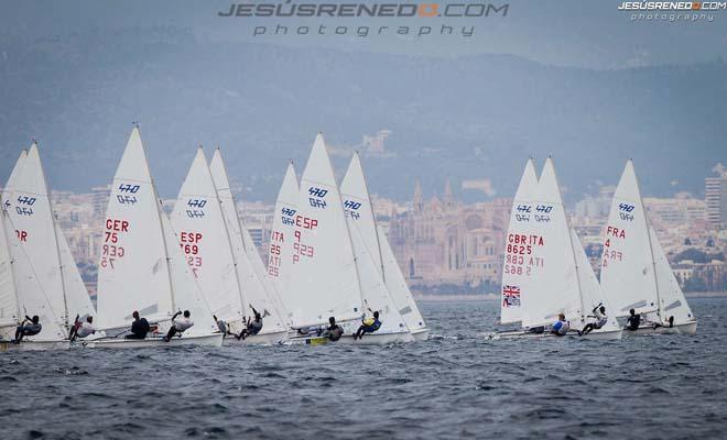 470 fleet, day 1 ©  Jesus Renedo/Arenal Training Camp http://jrenedo.photoshelter.com/